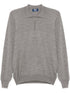 fine-knit polo shirt